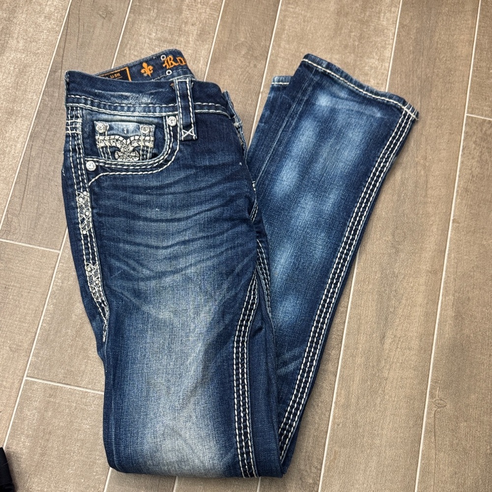 Rock Revival Dark Blue Boot Cut Jeans